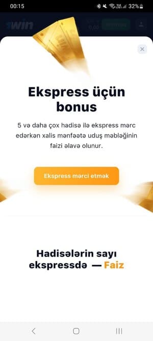 Bonus pentru pariuri sportive